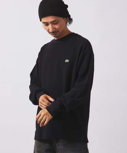 LACOSTE(ラコステ)の「LACOSTE / ラコステ 別注 ヘビーピケ L/S Tシャツ(Tシャツ/カットソー・メンズ・グレー/ブラック/ブラウン/レッド/ピンク/グリーン・3/4/5)」の15枚目の写真