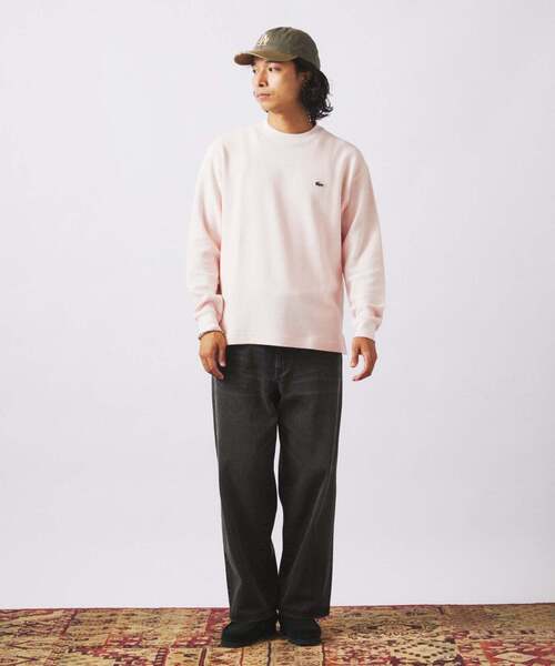LACOSTE(ラコステ)の「LACOSTE / ラコステ 別注 ヘビーピケ L/S Tシャツ(Tシャツ/カットソー・メンズ・グレー/ブラック/ブラウン/レッド/ピンク/グリーン・3/4/5)」の17枚目の写真