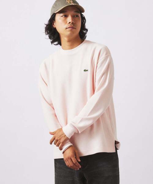 LACOSTE(ラコステ)の「LACOSTE / ラコステ 別注 ヘビーピケ L/S Tシャツ(Tシャツ/カットソー・メンズ・グレー/ブラック/ブラウン/レッド/ピンク/グリーン・3/4/5)」の22枚目の写真