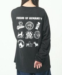 CORISCO（コリスコ）の「バックアニマル柄ロンTEE(M1)（Tシャツ/カットソー）」