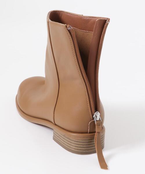 KBF（ケイビーエフ）の「プランプトゥショートブーツ（ブーツ・レディース・ブラック/ブラウン系その他・36/37/38）」の18枚目の写真