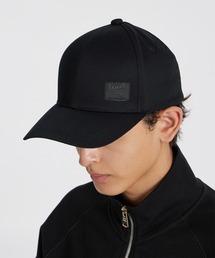 Paul Smith ブラックキャップ リンゴ刺繍 Sports Stripe Zebra” ワンポイント ベースキャップ / Paul