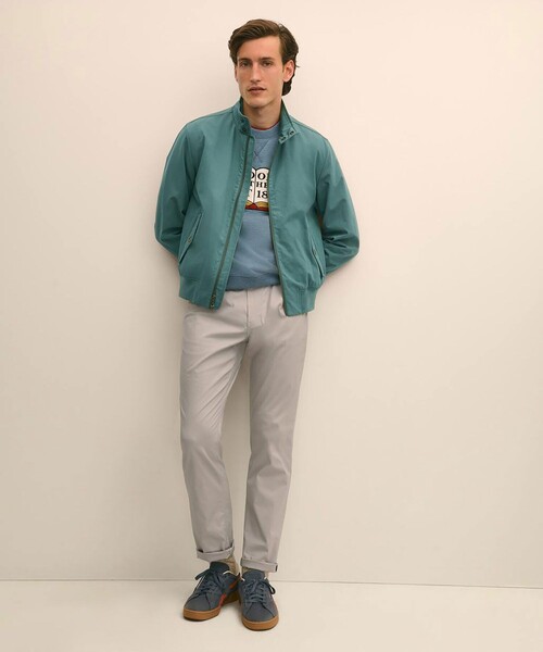 コットンブレンド　ボマージャケット