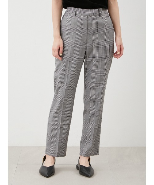 Mila Owen(ミラオーウェン)の「後ろゴムセンタープレステーパードパンツ(その他パンツ・レディース・ボルドー/チェック/ミント/アイボリー/ブラック・0/1/00/2)」の5枚目の写真