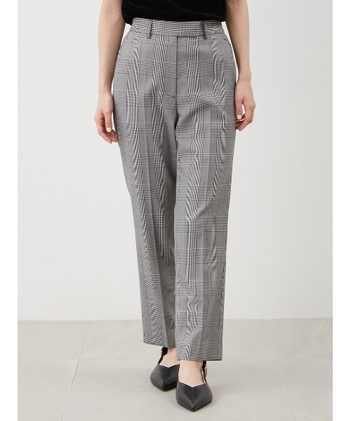 Mila Owen(ミラオーウェン)の「後ろゴムセンタープレステーパードパンツ(その他パンツ・レディース・ボルドー/チェック/ミント/アイボリー/ブラック・0/1/00/2)」の12枚目の写真