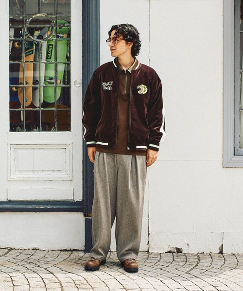 セール】ベロア刺繍スカジャン（スカジャン）｜niko and