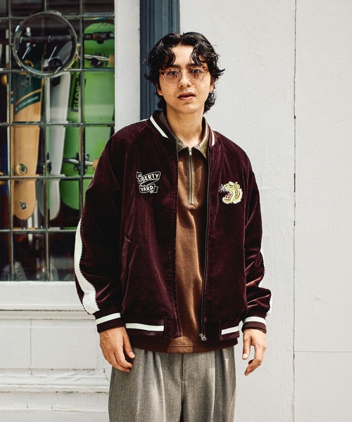 ベロア刺繍スカジャン（スカジャン）｜niko and（ニコアンド）の