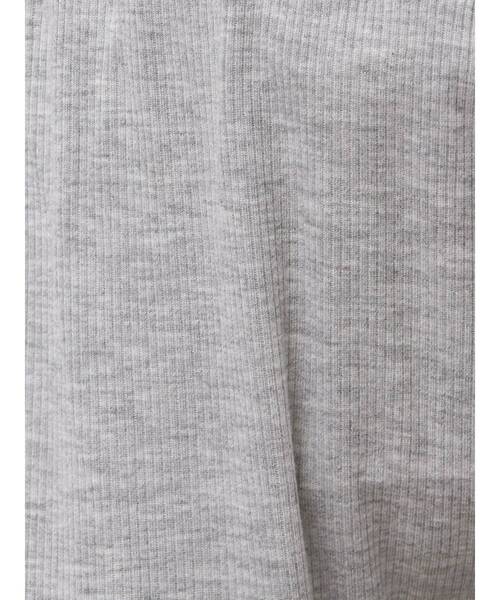 merry jenny(メリージェニー)の「フリルリブフレアパンツ(スウェットパンツ・レディース・グレー/ブラック・FREE)」の10枚目の写真