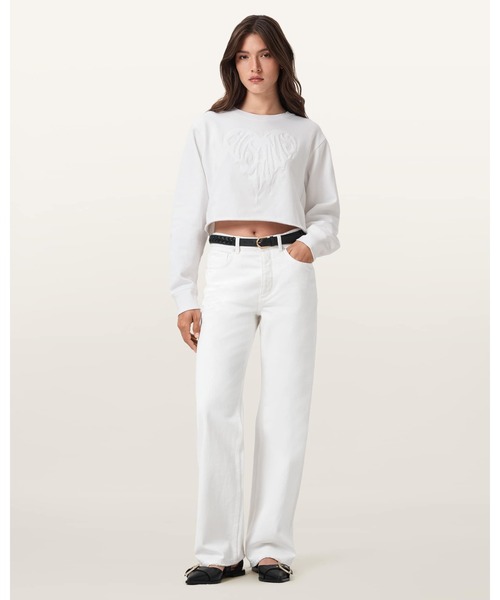 ALLSAINTS（オールセインツ）の「TRIP NEVARRE SWEATSHIRT | TRIP NEVARRE スウェットシャツ（スウェット・レディース・ホワイト・XS/S/M）」の4枚目の写真