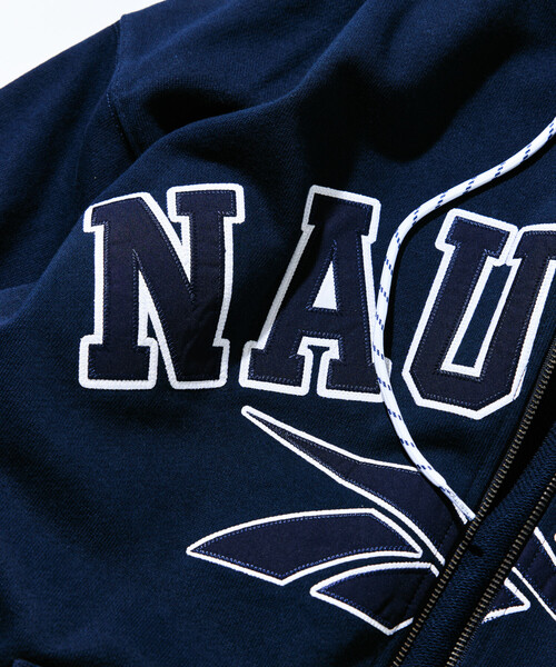 NAUTICA（ノーティカ）の「Reebok×NAUTICA/リーボック×ノーティカ 【Exclusive】ダブルネーム アーチロゴ ヘビーウェイト ジップアップ フーディー（パーカー・メンズ・グレー/ブラック/ネイビー/オフホワイト・LARGE/MEDIUM/SMALL/X-LARGE）」の21枚目の写真