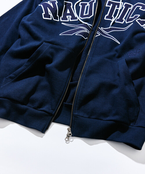 NAUTICA（ノーティカ）の「Reebok×NAUTICA/リーボック×ノーティカ 【Exclusive】ダブルネーム アーチロゴ ヘビーウェイト ジップアップ フーディー（パーカー・メンズ・グレー/ブラック/ネイビー・LARGE/MEDIUM/SMALL/X-LARGE）」の16枚目の写真