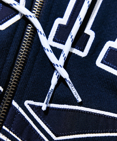 NAUTICA（ノーティカ）の「Reebok×NAUTICA/リーボック×ノーティカ 【Exclusive】ダブルネーム アーチロゴ ヘビーウェイト ジップアップ フーディー（パーカー・メンズ・グレー/ブラック/ネイビー・LARGE/MEDIUM/SMALL/X-LARGE）」の7枚目の写真