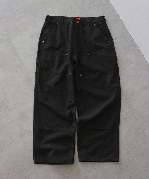 RED KAP(レッドキャップ)の「【RED KAP】別注/ダブルニーペインターパンツ(チノパンツ・メンズ・ブラック/ブラウン・MEDIUM/LARGE)」の2枚目の写真