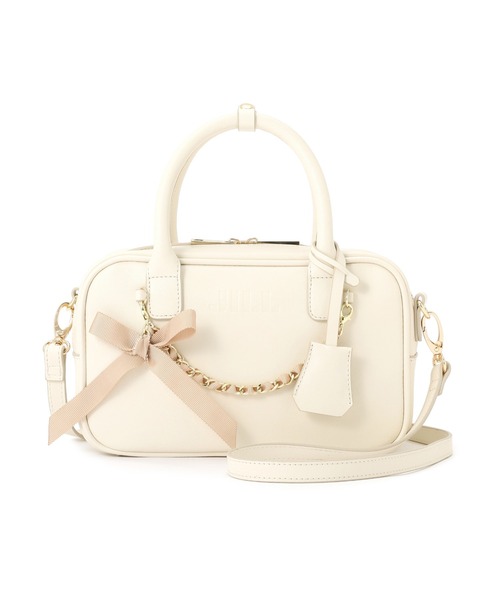 ◇チャーム付きミニボストン（ショルダーバッグ）｜JILL by JILL