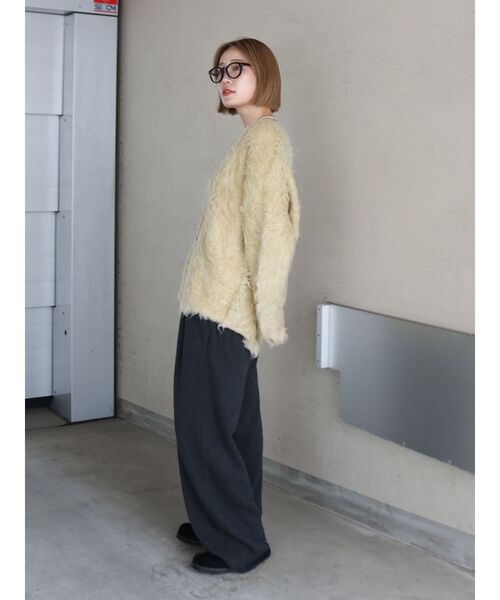 Ungrid(アングリッド)の「スウェットタックパンツ(スウェットパンツ・レディース・ライトグレー/チャコールグレー・FREE)」の16枚目の写真