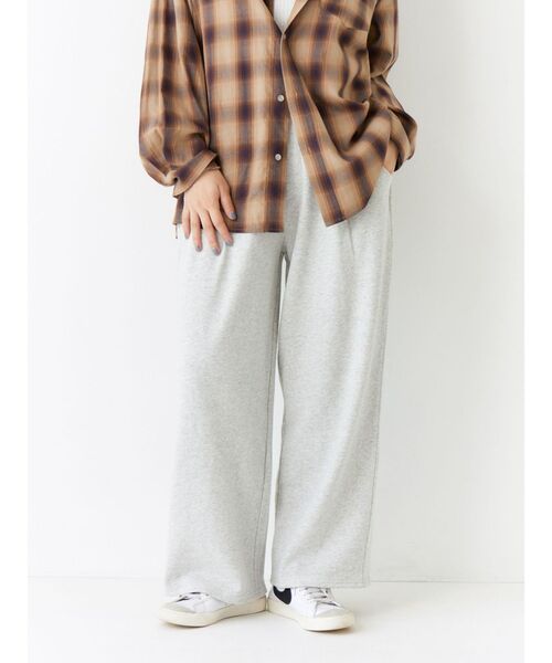 Ungrid(アングリッド)の「スウェットタックパンツ(スウェットパンツ・レディース・ライトグレー/チャコールグレー・FREE)」の18枚目の写真