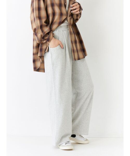 Ungrid(アングリッド)の「スウェットタックパンツ(スウェットパンツ・レディース・ライトグレー/チャコールグレー・FREE)」の19枚目の写真
