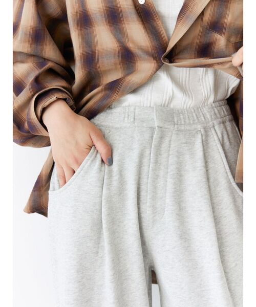 Ungrid(アングリッド)の「スウェットタックパンツ(スウェットパンツ・レディース・ライトグレー/チャコールグレー・FREE)」の20枚目の写真