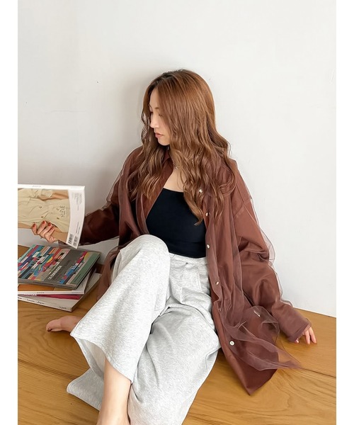 Ungrid(アングリッド)の「スウェットタックパンツ(スウェットパンツ・レディース・ライトグレー/チャコールグレー・FREE)」の9枚目の写真