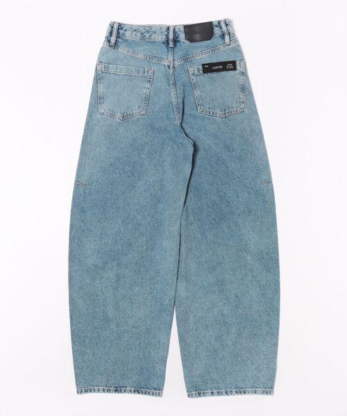 ALLSAINTS（オールセインツ）の「CARTER BARREL LEG JEANS | CARTER バレル レッグ ジーンズ（デニムパンツ・レディース・インディゴブルー・27/25/24/26）」の2枚目の写真