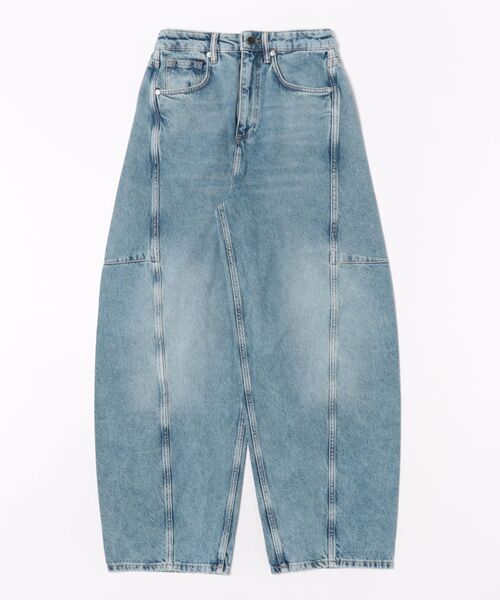 ALLSAINTS（オールセインツ）の「CARTER BARREL LEG JEANS | CARTER バレル レッグ ジーンズ（デニムパンツ・レディース・インディゴブルー・27/25/24/26）」の8枚目の写真