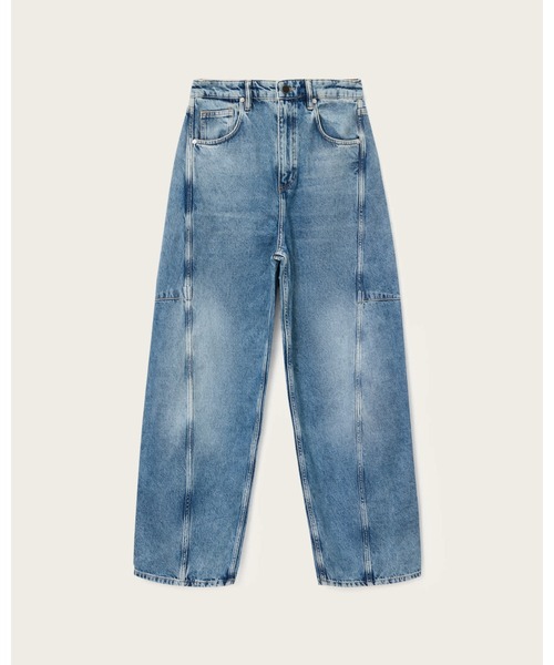 ALLSAINTS（オールセインツ）の「CARTER BARREL LEG JEANS | CARTER バレル レッグ ジーンズ（デニムパンツ・レディース・インディゴブルー・27/25/24/26）」の7枚目の写真