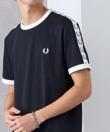 FRED PERRY(�t���b�h�y���[)�́yFRED PERRY�zTAPED RINGER T-SHIRT M4620(T�V���c/�J�b�g�\�[)