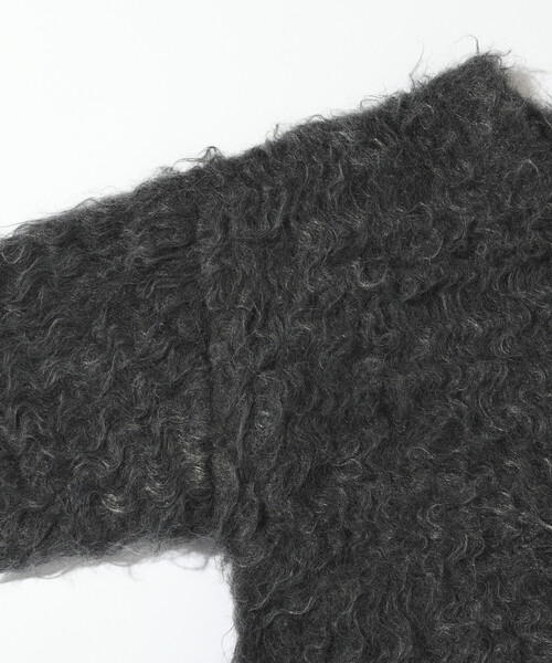 Firsthand（ファーストハンド）の「Firsthand/ファーストハンド バリエーション釦 シャギー ニットカーディガン（カーディガン/ボレロ・レディース・チャコールグレー/サックスブルー/ベージュ/ピンク・ﾌﾘ-）」の13枚目の写真