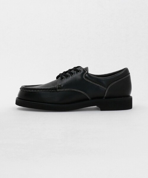 靴 playground PG Steven Alan BLACK LEATHER PG Knock2 Suede Black – Front General Store