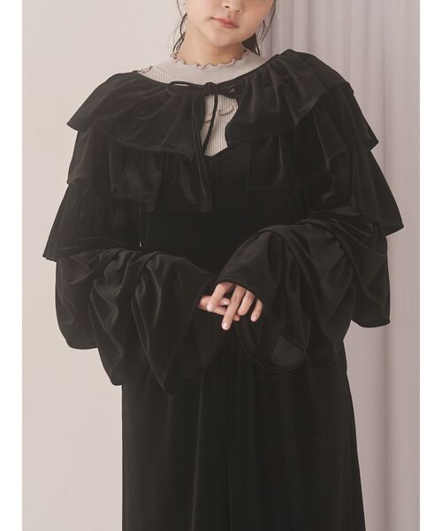 ベロアティアードボレロ（カーディガン/ボレロ）｜merry jenny（メリー