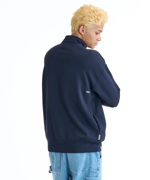 ELEMENT(エレメント)の「【直営店限定】ELEMENT メンズ PEACE HALF スウェットジャケット 【2025年秋冬モデル】/エレメントロゴワンポイントハーフジップスウェットトレーナー(スウェット・メンズ・ブラック/ホワイト系その他/ネイビー・MEDIUM/LARGE/X-LARGE)」の14枚目の写真