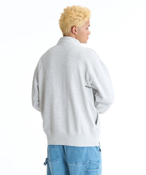 ELEMENT(エレメント)の「【直営店限定】ELEMENT メンズ PEACE HALF スウェットジャケット 【2025年秋冬モデル】/エレメントロゴワンポイントハーフジップスウェットトレーナー(スウェット・メンズ・ブラック/ホワイト系その他/ネイビー・MEDIUM/LARGE/X-LARGE)」の5枚目の写真