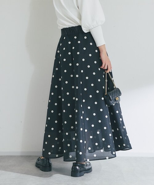 ラブティックボンボン　オーガンサーキュラースカート 最強愛され】オーガンサーキュラースカート | La boutique