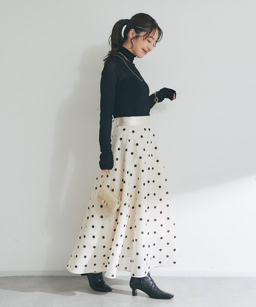 ラブティックボンボン　オーガンサーキュラースカート 最強愛され】オーガンサーキュラースカート（スカート）｜La