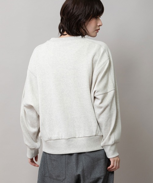 Munich（ミューニック）の「ハニカムサーマルショートスウェット（スウェット・レディース・オートミール/チャコールグレー/ブラック・FREE）」の21枚目の写真