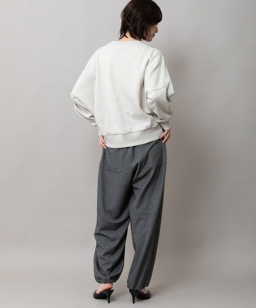 Munich（ミューニック）の「ハニカムサーマルショートスウェット（スウェット・レディース・オートミール/チャコールグレー/ブラック・FREE）」の22枚目の写真