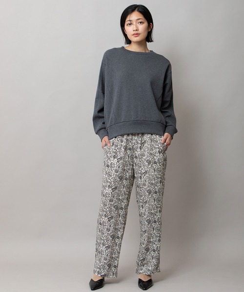 Munich（ミューニック）の「ハニカムサーマルショートスウェット（スウェット・レディース・オートミール/チャコールグレー/ブラック・FREE）」の5枚目の写真