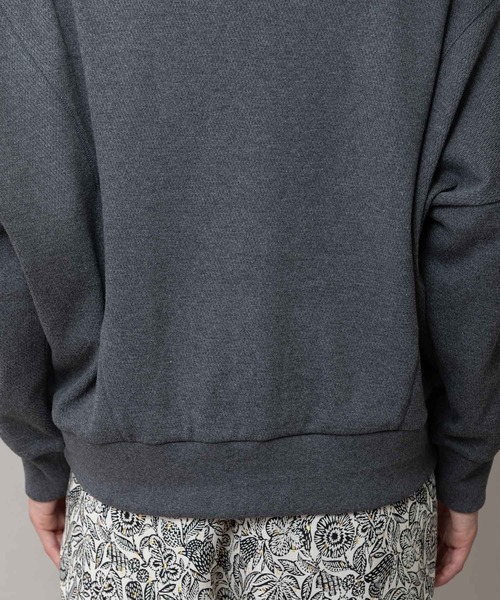 Munich（ミューニック）の「ハニカムサーマルショートスウェット（スウェット・レディース・オートミール/チャコールグレー/ブラック・FREE）」の10枚目の写真