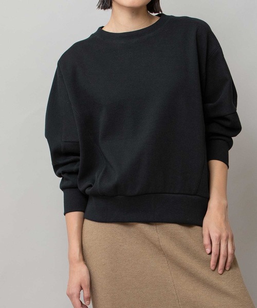 Munich（ミューニック）の「ハニカムサーマルショートスウェット（スウェット・レディース・オートミール/チャコールグレー/ブラック・FREE）」の11枚目の写真