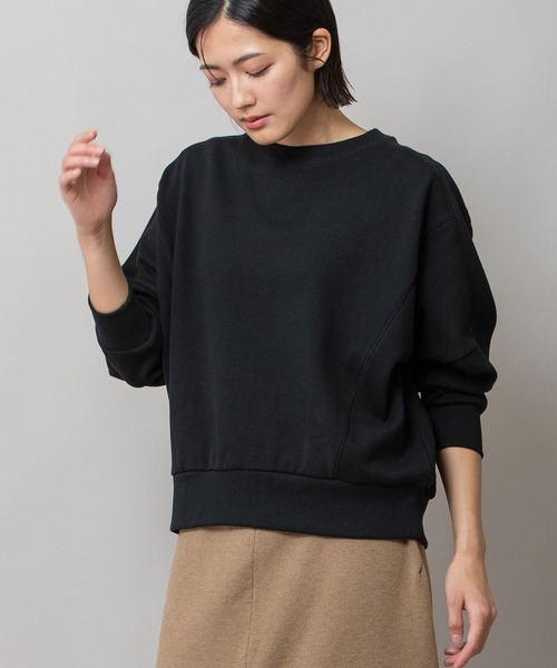 Munich（ミューニック）の「ハニカムサーマルショートスウェット（スウェット・レディース・オートミール/チャコールグレー/ブラック・FREE）」の12枚目の写真