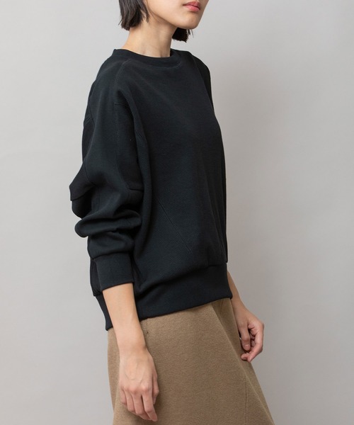 Munich（ミューニック）の「ハニカムサーマルショートスウェット（スウェット・レディース・オートミール/チャコールグレー/ブラック・FREE）」の13枚目の写真