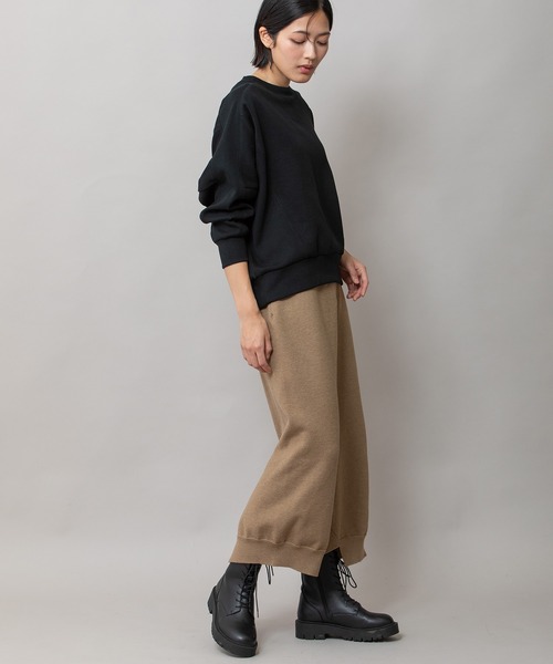 Munich（ミューニック）の「ハニカムサーマルショートスウェット（スウェット・レディース・オートミール/チャコールグレー/ブラック・FREE）」の16枚目の写真