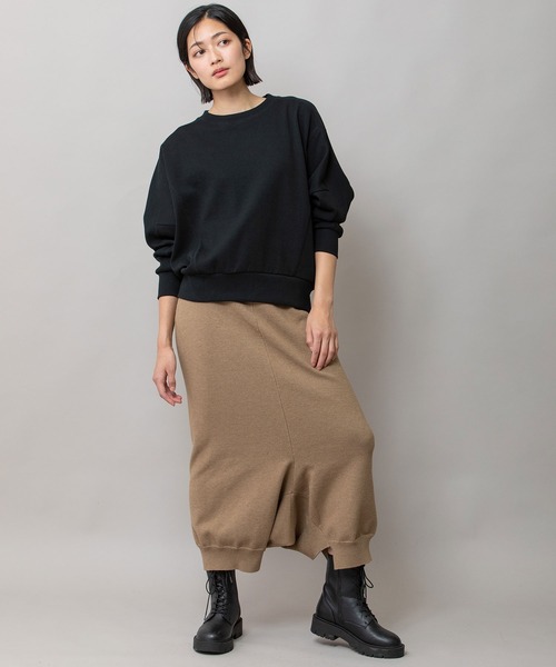 Munich（ミューニック）の「ハニカムサーマルショートスウェット（スウェット・レディース・オートミール/チャコールグレー/ブラック・FREE）」の17枚目の写真