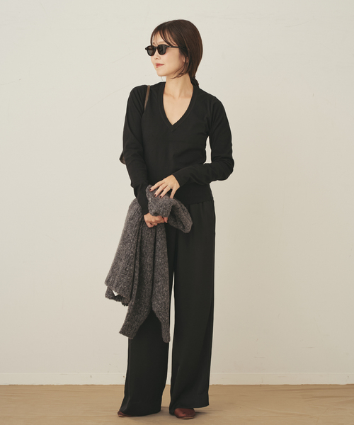 Vneck ロンT（Tシャツ/カットソー）｜Plage（プラージュ）の