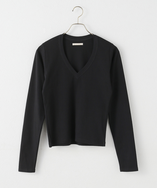 Plage Vneck ロンT 新品未使用タグ付き Plage Vneck ロンT 新品未使用タグ付き plage tシャツ Vneck ロンT