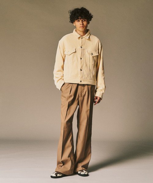 Wrangler(ラングラー)の「Wrangler / ラングラー WRANCHER WIDE(スラックス・メンズ・ベージュ/ブラック/ブラウン・MEDIUM/LARGE)」の5枚目の写真