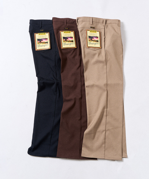Wrangler(ラングラー)の「Wrangler / ラングラー WRANCHER WIDE(スラックス・メンズ・ベージュ/ブラック/ブラウン・MEDIUM/LARGE)」の6枚目の写真