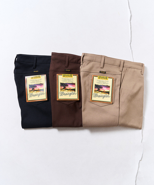 Wrangler(ラングラー)の「Wrangler / ラングラー WRANCHER WIDE(スラックス・メンズ・ベージュ/ブラック/ブラウン・MEDIUM/LARGE)」の7枚目の写真