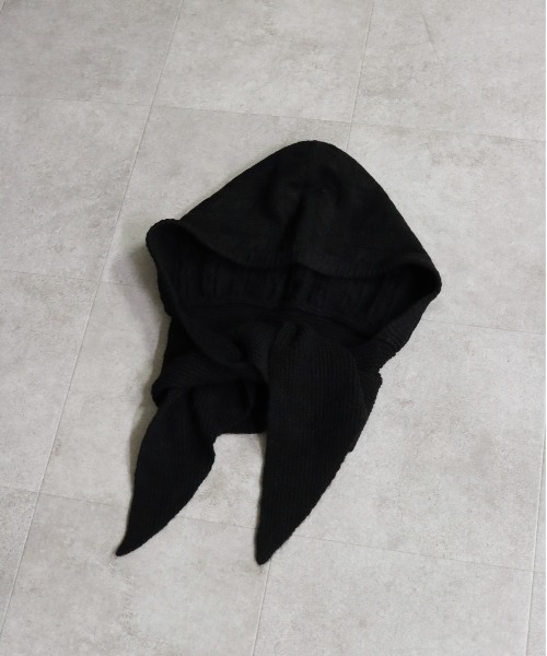 フード付きニットストール（ストール/ショール）｜attiree（アティレー