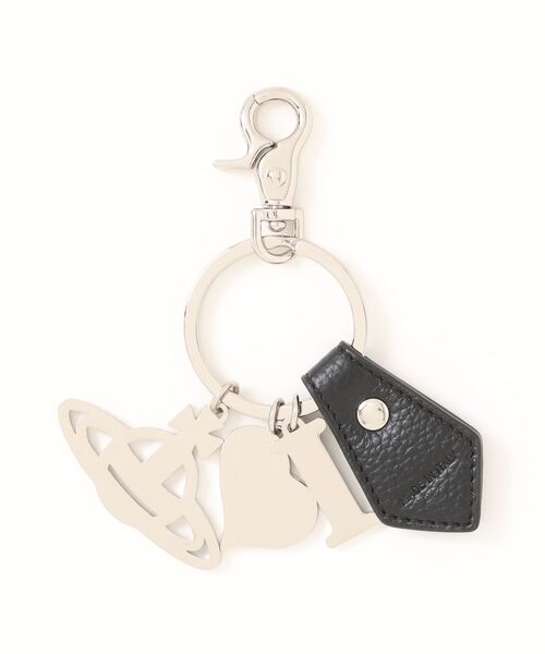 Vivienne Westwood(ヴィヴィアンウエストウッド)の「I LOVE ORB KEYRING(キーケース/キーアクセサリー・レディース・シルバー/ブラック・FREE)」の3枚目の写真